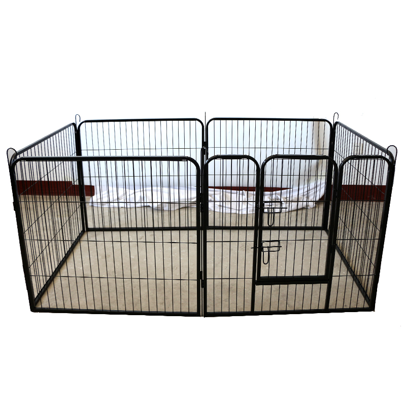 High quality Indoor metal pet Fence dog and cat playing Foldable pet Iron Net wholesale Pet Cages for outside