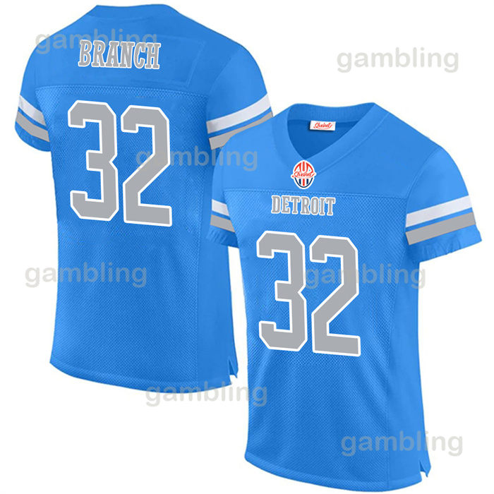 97 Idan Custom blue 32 Andre 70 Dan 88 T.J. 58 Penei shxinet 14 ST All ed Name Any Number Football Jersey for Men/Youth