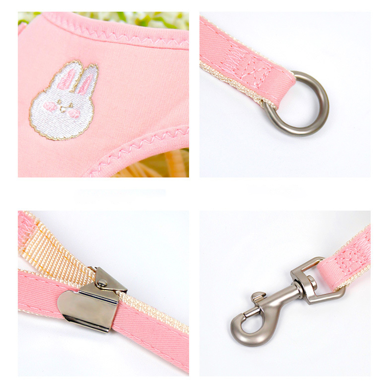 Vest-style Cat Harness and Leash Set with Storage Bag,adjustable Pet Harness To Prevent Breakaway for Cats and Small Medium Dogs