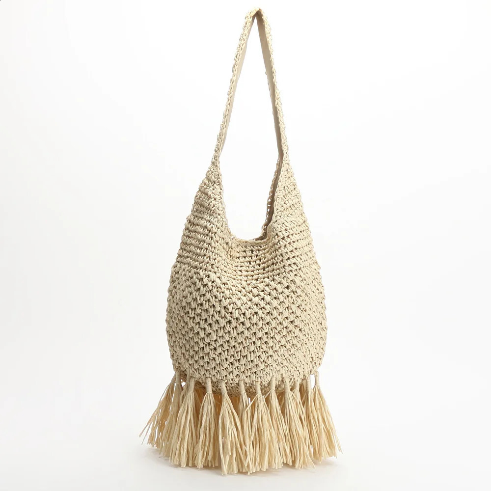 Spades brushed bag woven ragtan shoulder messenger beach handbag 240910