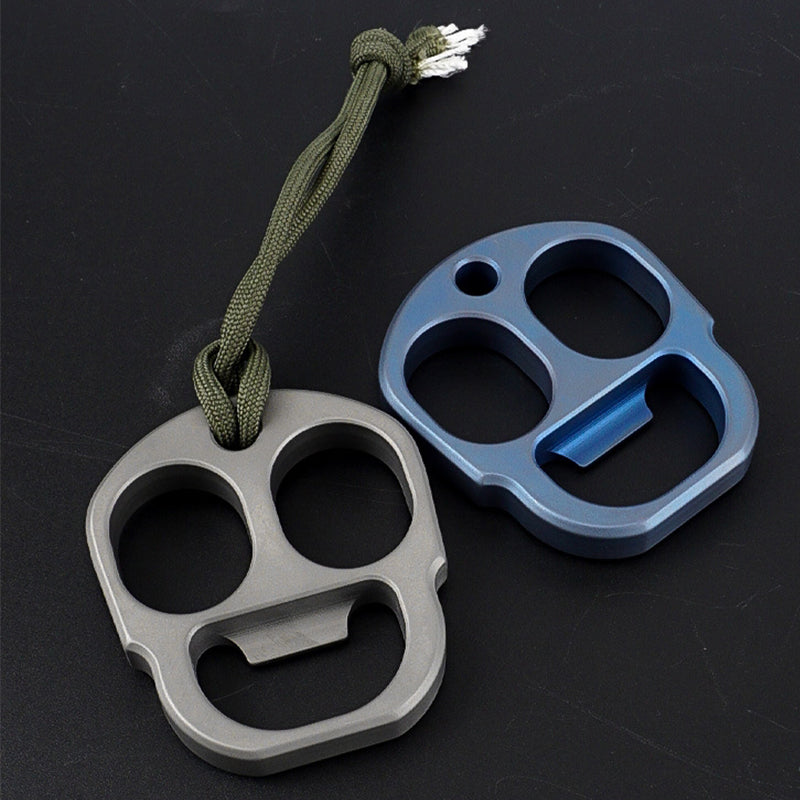 Mini Multifunctional Titanium Knuckle Multi-function Bottle Opening EDC Tool