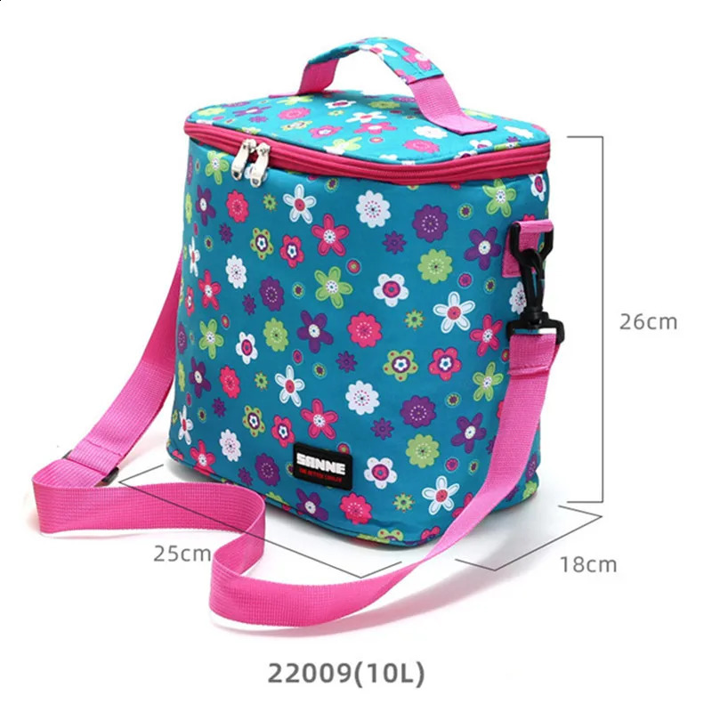 bag picnic lunch box outdoor travel storage portable cooler for food hiking insulated camping supplies 240910