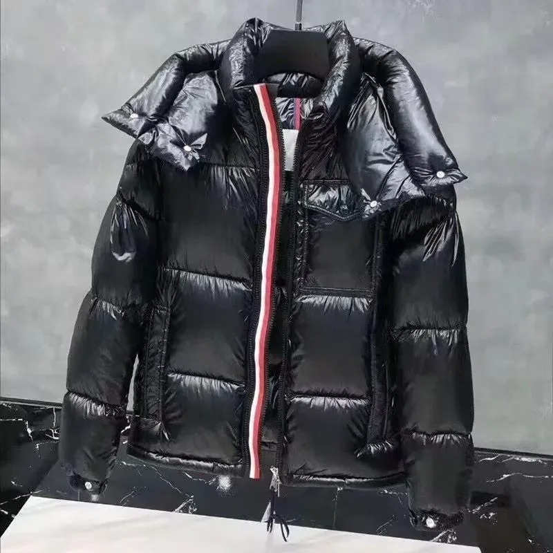 Classic Women Jacket Parkas Down Coat Fashion Short Jacket Style Slim Corset Thick Outfit Windbreaker Pocket Outsize Warm Coats