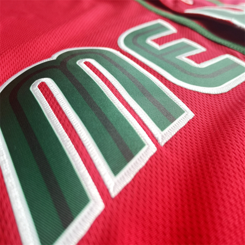 Men's 7 Mexico Red 2025 Baseball Jerseys Embroidered Shirts Uniform Jersey Shirt Baseball Button Down Shirt Birthday Gifts for Men Women