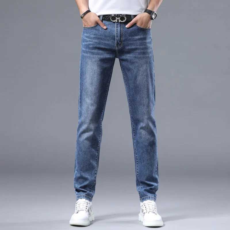 2024 new Korean lightweight luxury high-end personalized printed ultra-thin mens casual pants W240912