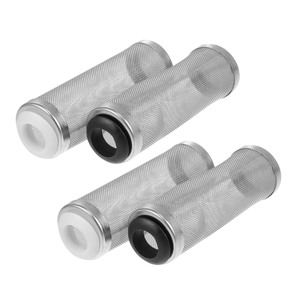 4 Pcs Filter Replaceable Aquarium Cover Professional Stainless Tank Water Case Household Fish Mesh Accessory