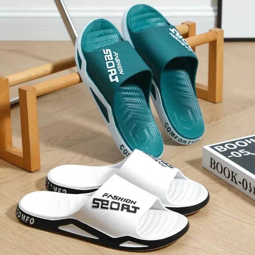 Mens summer Fi slider sports outdoor sandals bathroom N-skin indoor and family sandals couple shoesXJ250326