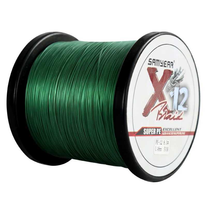 Zukibo 12 Strands Braided Fishing Line Japanese X12 Smooth Multifilament PE Line Super Durable Saltwater Line 500M 300M 100M Y240911