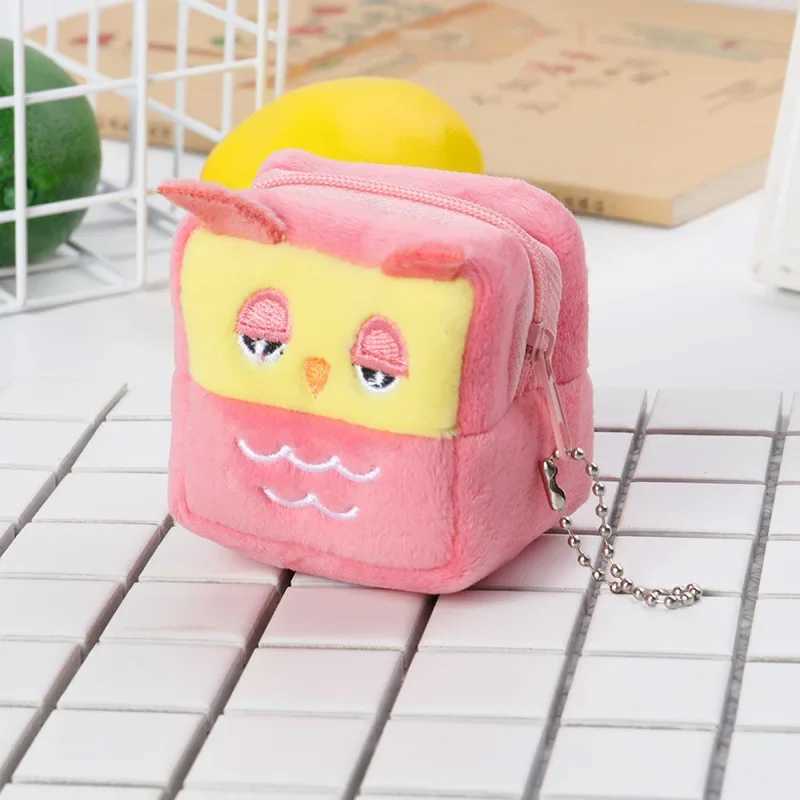 Mini Coin Purse Bag Cute Plush Cute Small Coin Wallet Women Coin Mey Earphe Holder Wallet Pouch Pocket Kids Handbag GiftXJ241111