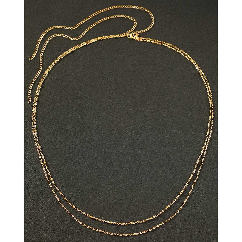 Stainss Steel Waist Chain New Simp Multi-Layer Chain Egant Waist Chain For Women Jewelry Party Gift Daily WearXJ250224