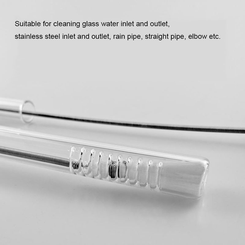 90cm Aquarium Tube Pipe Cleaning Brush Stainless Steel Water Filter Air Tube Flexible Hose Aquarium Accessories Double Heads