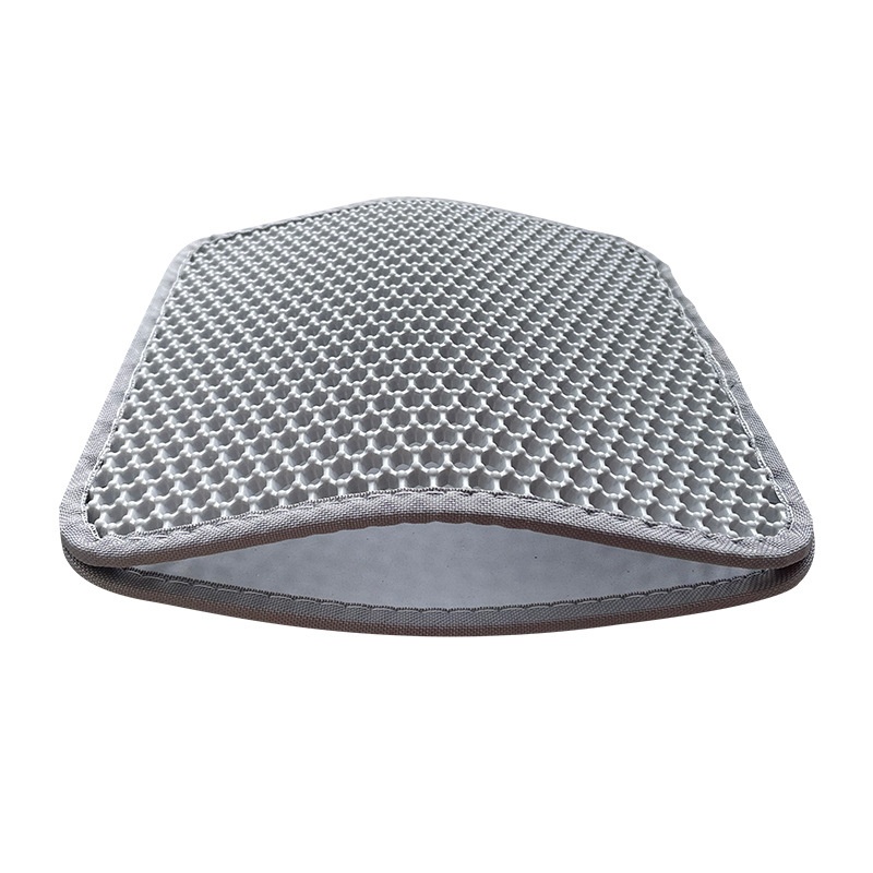 Mat Skidproof Soft EVA Cat Litter Mat Proof Kitty Mat Honeycomb Urine Double Cat Litter Waterproof Layer Litter Box