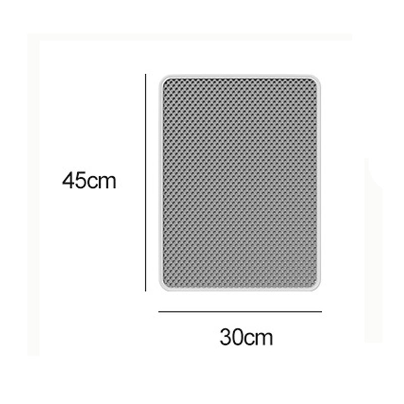 Pet Cat Litter Mat With Gift Double Layer Waterproof Pet Litter Box Mat Non-slip Sand Cat Pad Washable Bed Mat Clean Pad Product