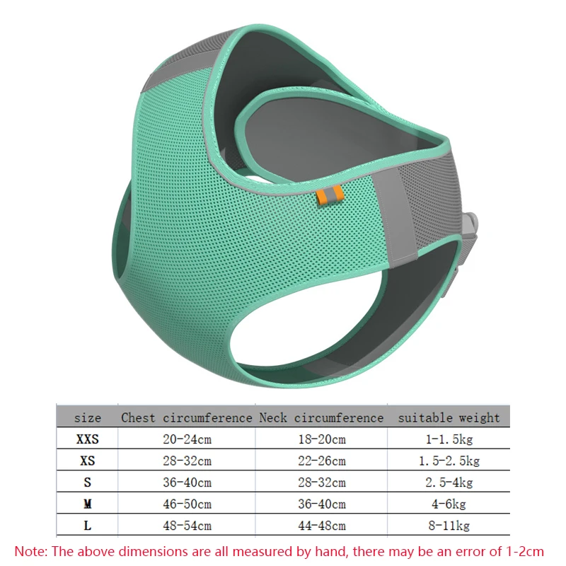 Reflective Vest-style Cat Harness and Leash Set Dog Walking Leash To Prevent Break Free Suitable for Small To Medium Dogs & Cats