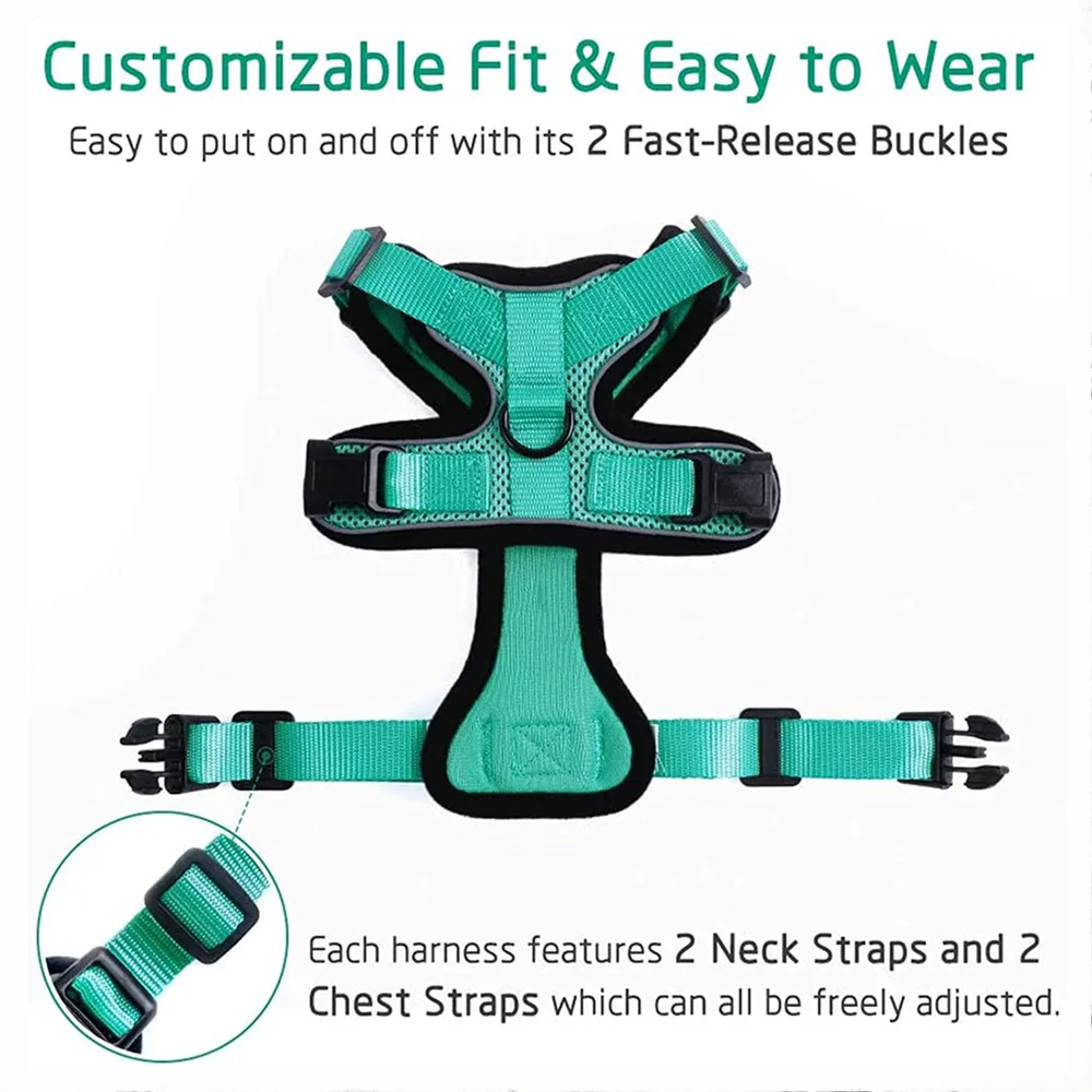 Breathable Cat Harness Leash Set Escape Proof Pet Harness Vest For Cats Small Dogs Reflective Walking Lead Leash Cat Accessories - view 5