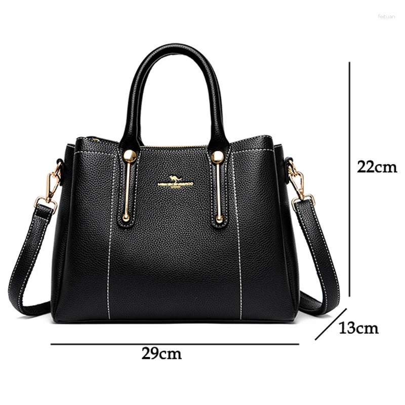 Free Shipping Shoulder Bags Purses And Handbags High Quality Leather Handbag Fashion Shopper For Women 2024 Ladies Tote