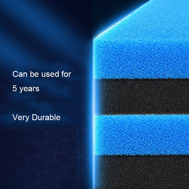 30cmx50cmx2cm Black Blue Filtration Foam Aquarium Fish Tank Biochemical Filter Sponge Pad Skimmer Sponge Supply Tank