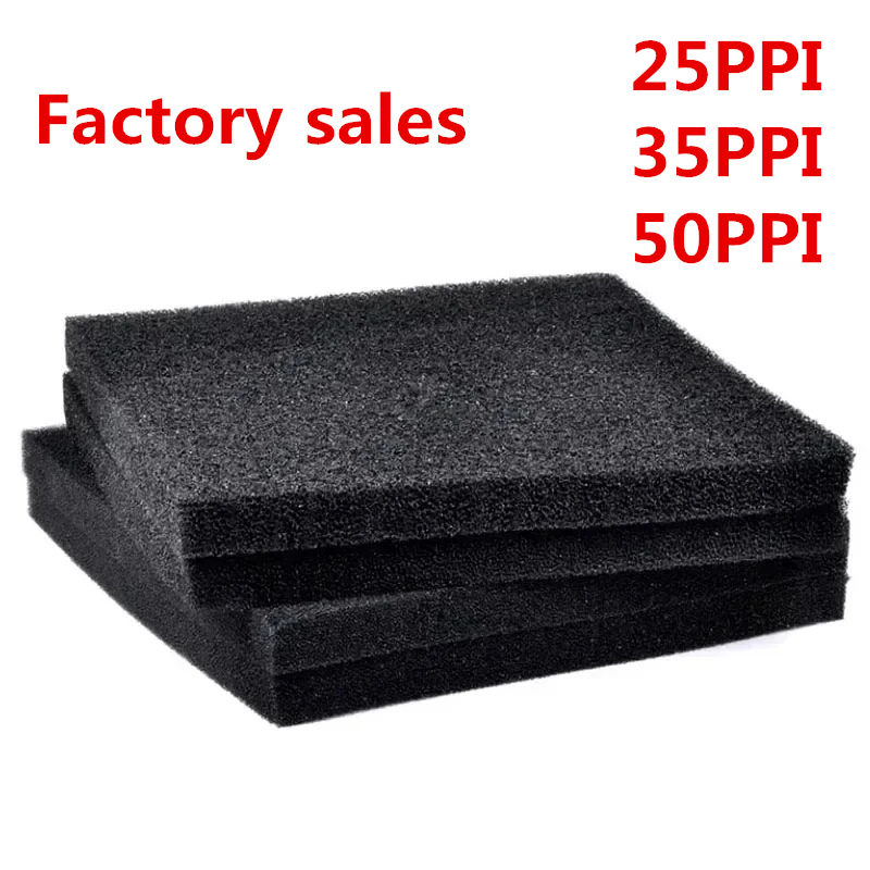 aquarium accessories Practical Biochemical decoration Cotton Sponge Aquarium Filter Fish Tank Pond Black Foam sponge Tank