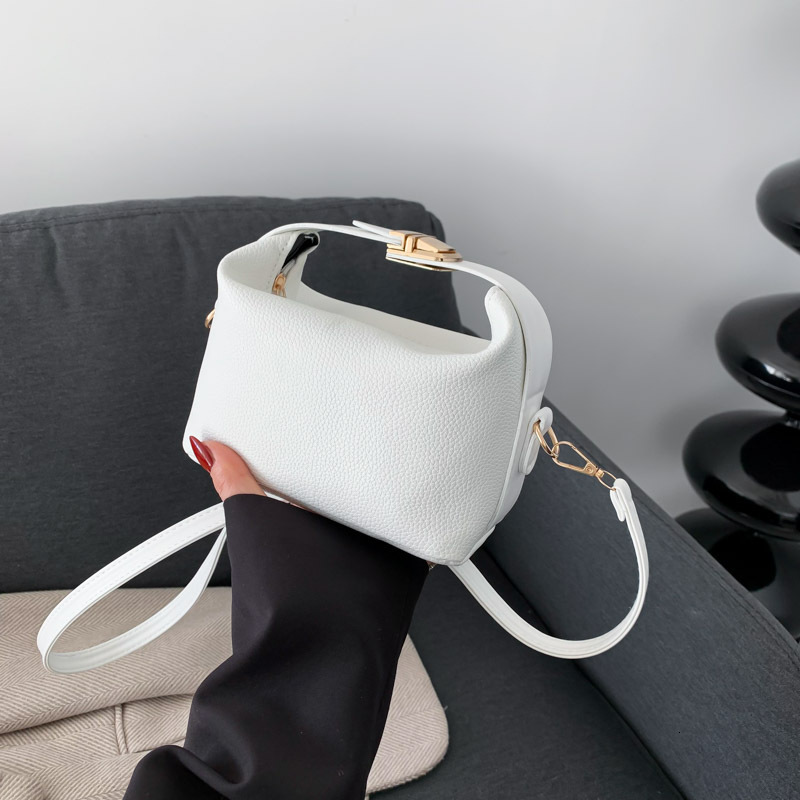 Small Niche Designer Women s Handbag Fashionable And Trendy Fully Matched With Texture Solid Color Single Shoulder Crossbody Bag Retro Mini Small Squa