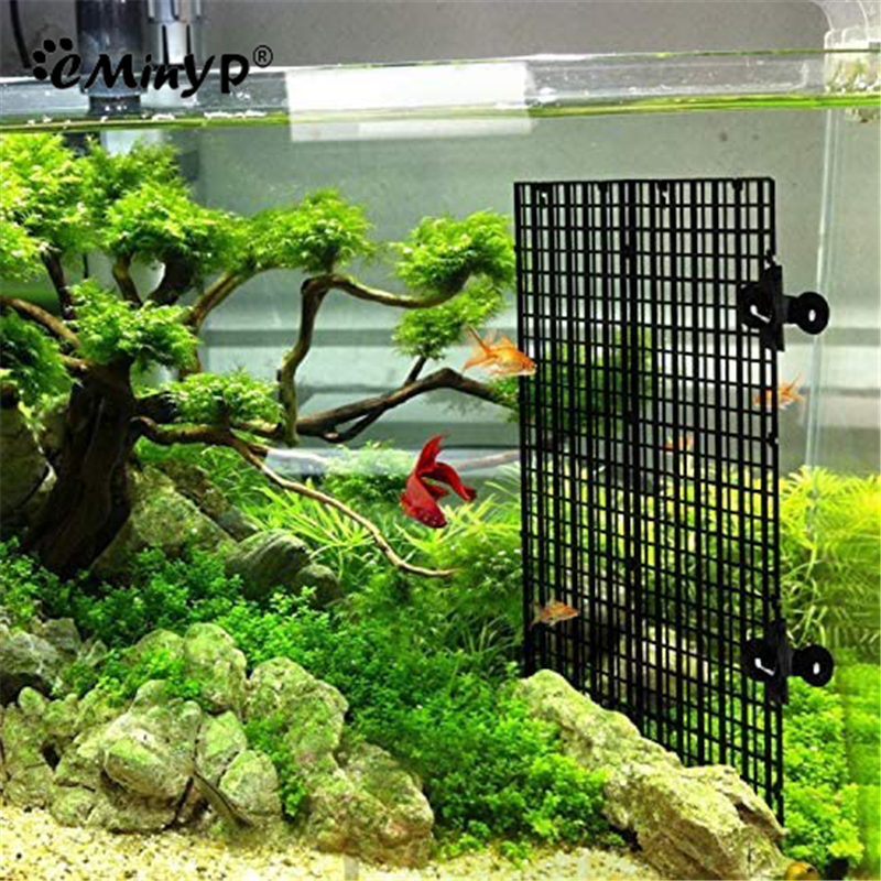 Plastic Aquarium Grid Divider Tray Fish Tank Bottom Isolation Board Egg Crate Louvre For Mixed Breeding Filter Water System
