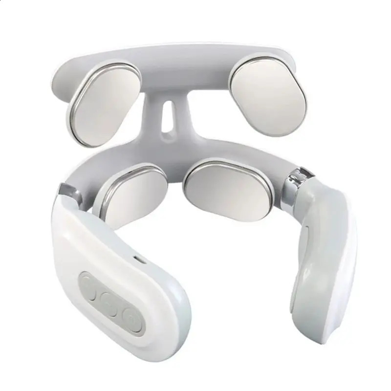Neck Massage MachinCervical Spine Machine Head And Neck Protection Massager Machines Breathing Light Vibration Compress 240907