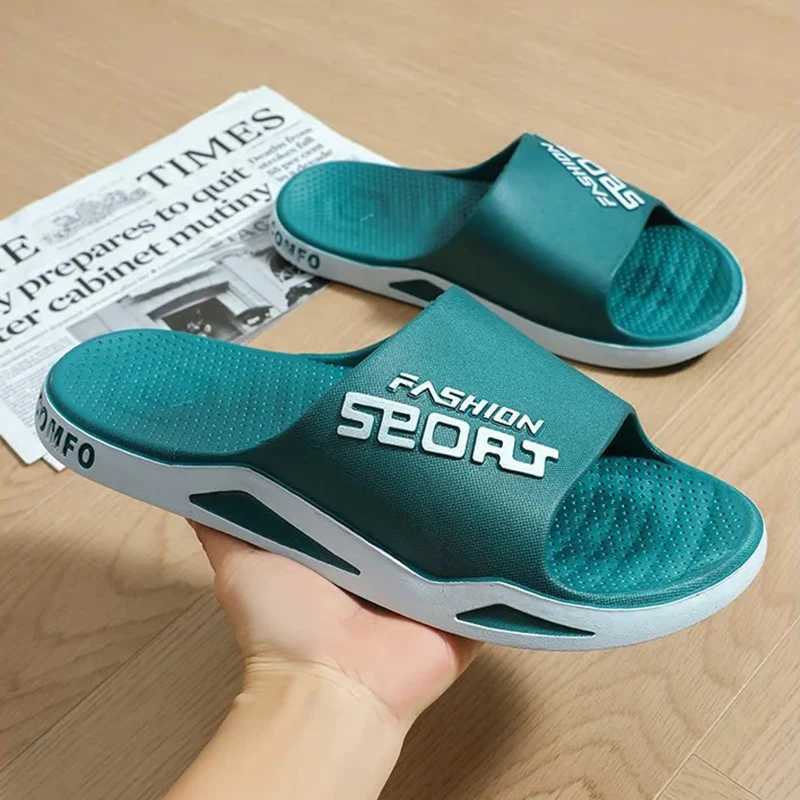 Mens summer Fi slider sports outdoor sandals bathroom N-skin indoor and family sandals couple shoesXJ250326