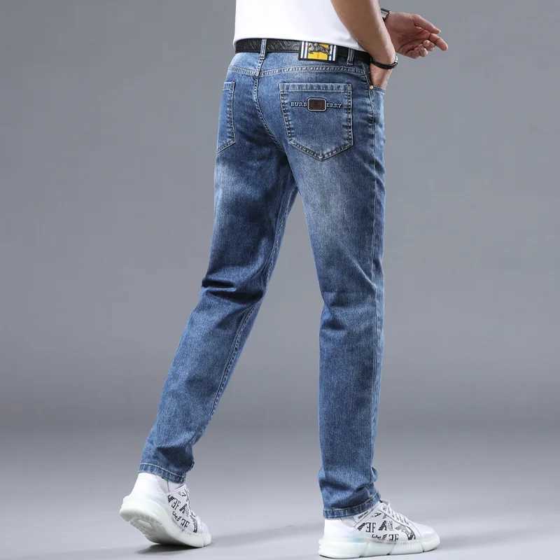 2024 new Korean lightweight luxury high-end personalized printed ultra-thin mens casual pants W240912
