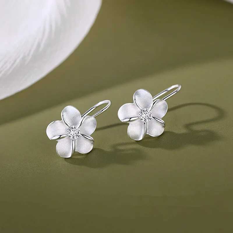 BF CLUB 925 Sterling Silver Vintage Flower Earrings For Women Trendy Earring Jewelry Prevent Allergy Party Accessories GiftX240912