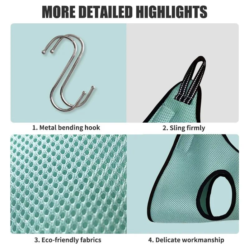 2026 New Dog Grooming Hammock Fixed Bath For Nail Cutting Anti Scratch Trimming Restraint Bag Cat Beauty Hanging Pet Supplies Free Shipping