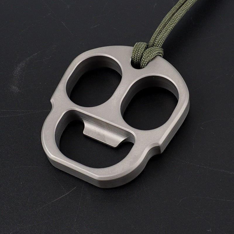 Mini Multifunctional Titanium Knuckle Multi-function Bottle Opening EDC Tool
