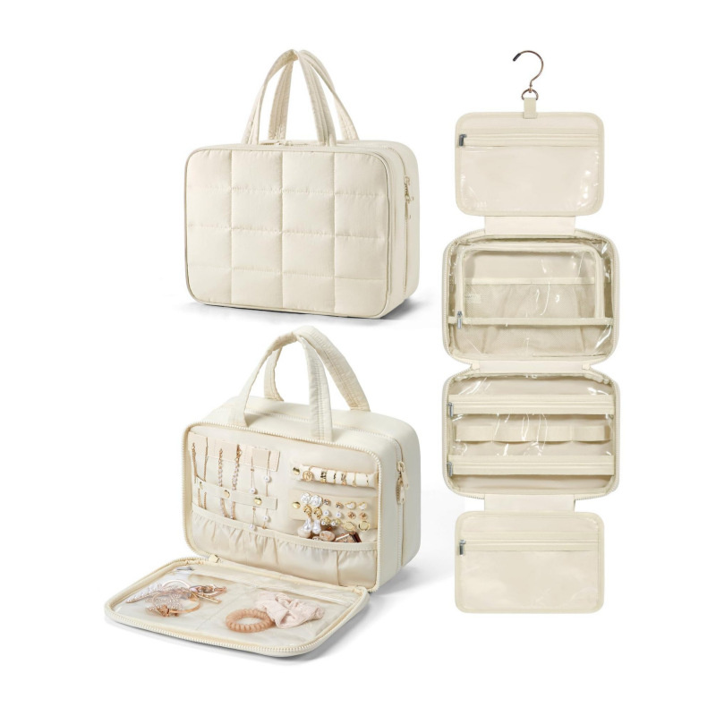 LLLM139 Women Makeup bag Waterproof Travel Large Capacity Toiletry Bag Foldable Portable Storage Washing Bags APJ139