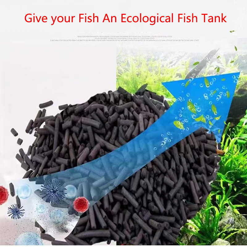 100g/200g/300g/400g/500g Aquarium Filter Activated Carbon Biological Filter Filtration for Fish Tank Aquarium Filter Accessories