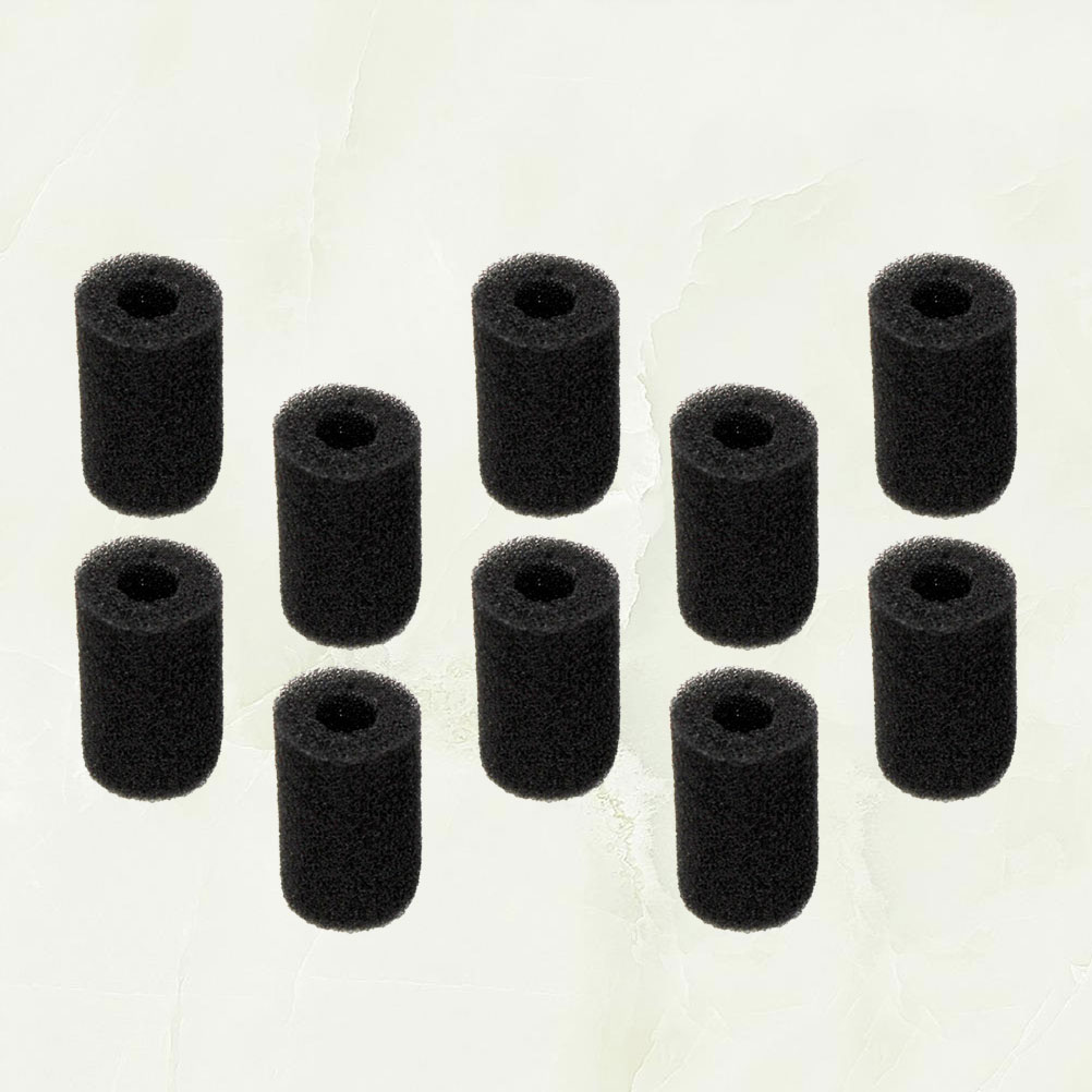 10PCS Aquarium Fish Inlet Protective Filter Tank Pre-Filter Sponge Roll Replacement Filters (Small)