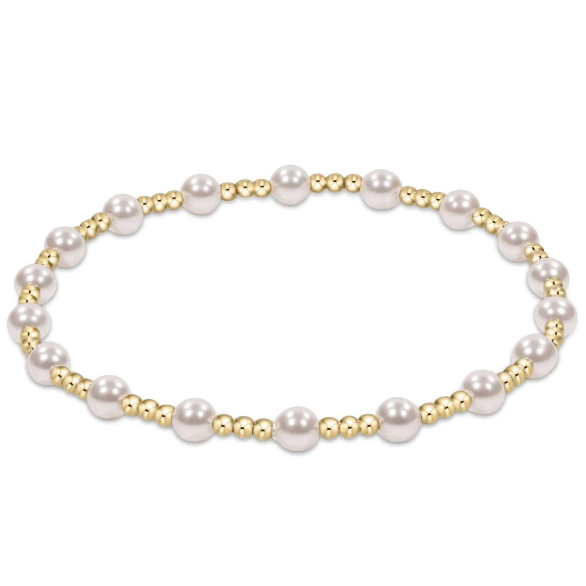 Vlen Stackable Shell Pearls Bracelet for Women 18 K Golden Fill Ball Beads Bracelets Stylish Summer Beach JewelryX240912