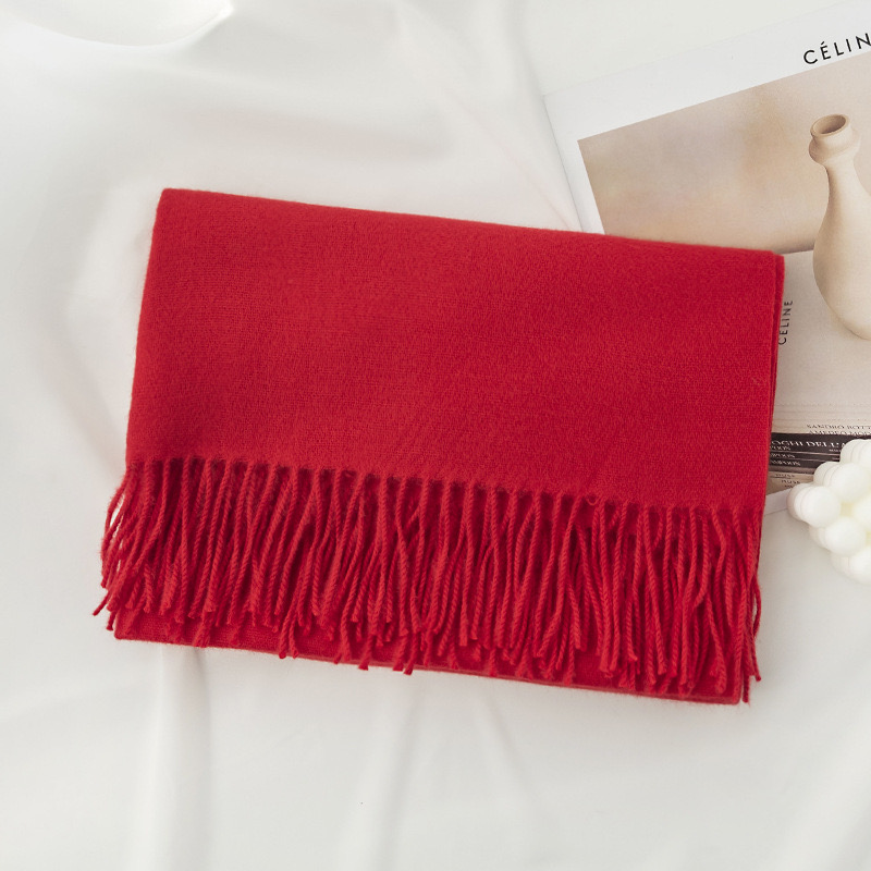Without Scarf designers nice Cahsmere for Box Accessories Trendy Cashmere Scarves scarf Sold go silk Winter Gradient Women scarvesreal