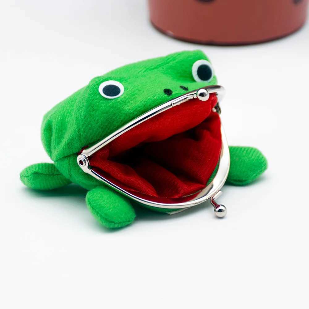 1PCS Hot Selling Frog Wallet Anime Carto Wallet Coin Purse Manga Flannel Wallet Cute Purse Coin HolderXJ241111