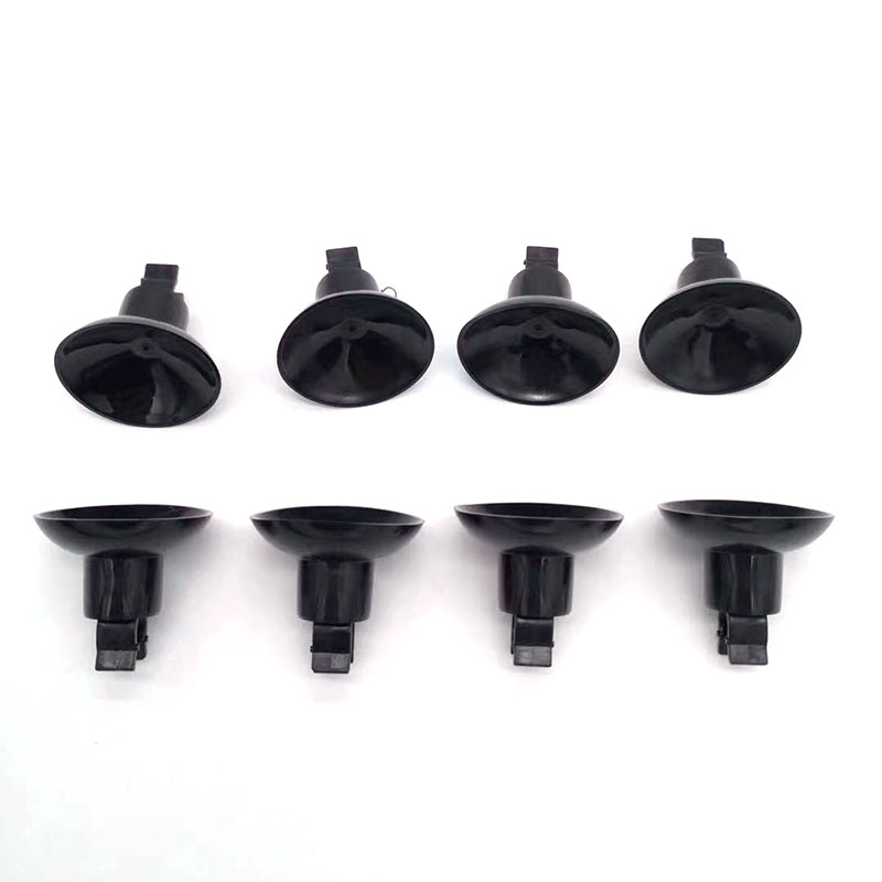 10Pcs 4mm Black Aquarium Suction Cup Air Tube Holder Sucker for Fish Tank Pump Oxygen Air Tube Fixing Clip 4/5mm Accessories