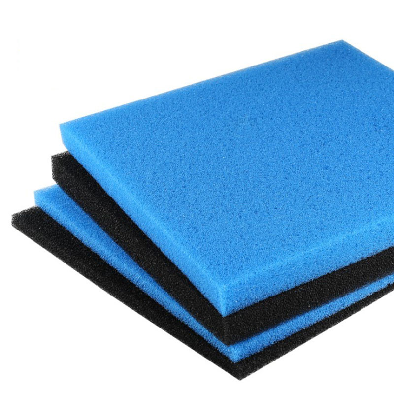 30cmx50cmx2cm Black Blue Filtration Foam Aquarium Fish Tank Biochemical Filter Sponge Pad Skimmer Sponge Supply Tank