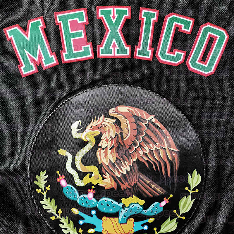 De Mexico Flag Men Baseball Jersey Black Button Down Short Sleeve Hip Hop Sports Shirt Clothing Embroidered Fashion Clothes