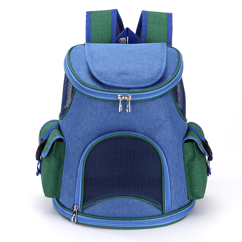 Halloween New pet backpack for dogs to go out portable folding pet bag for cats chest bag with double-sided side pockets cat bag