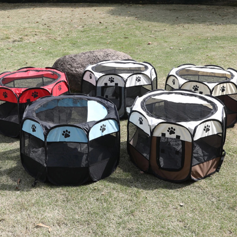 Outdoor Portable Folding Octagonal Pet Tent Big Dog House