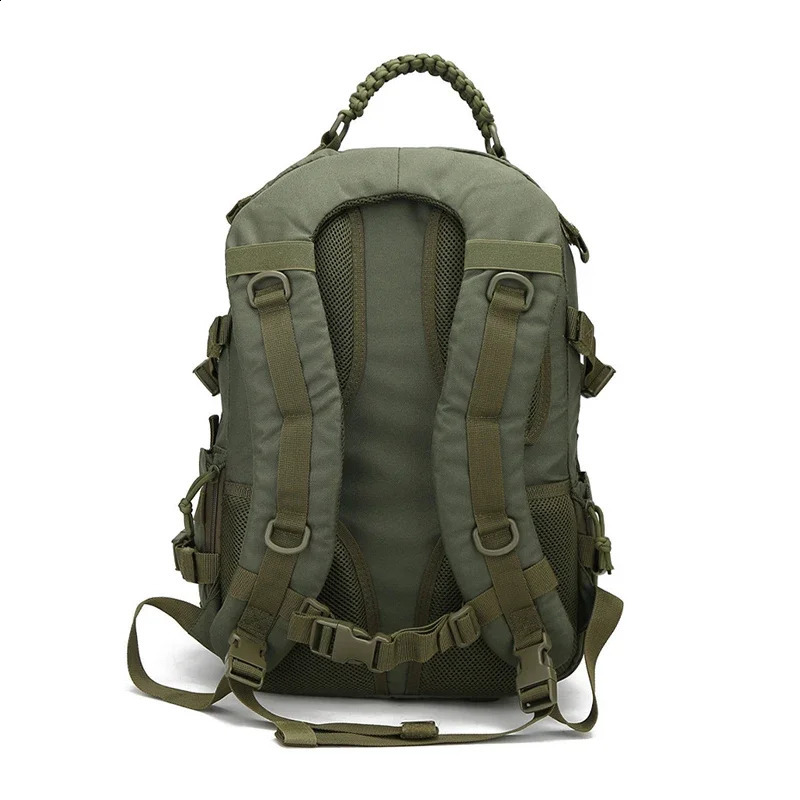 Mens Military Tactical Backpack Outdoor Waterproof Camping Hunting Hiking Sports Bag Soft Back Large Capacity Military Molle Rucksack 241008