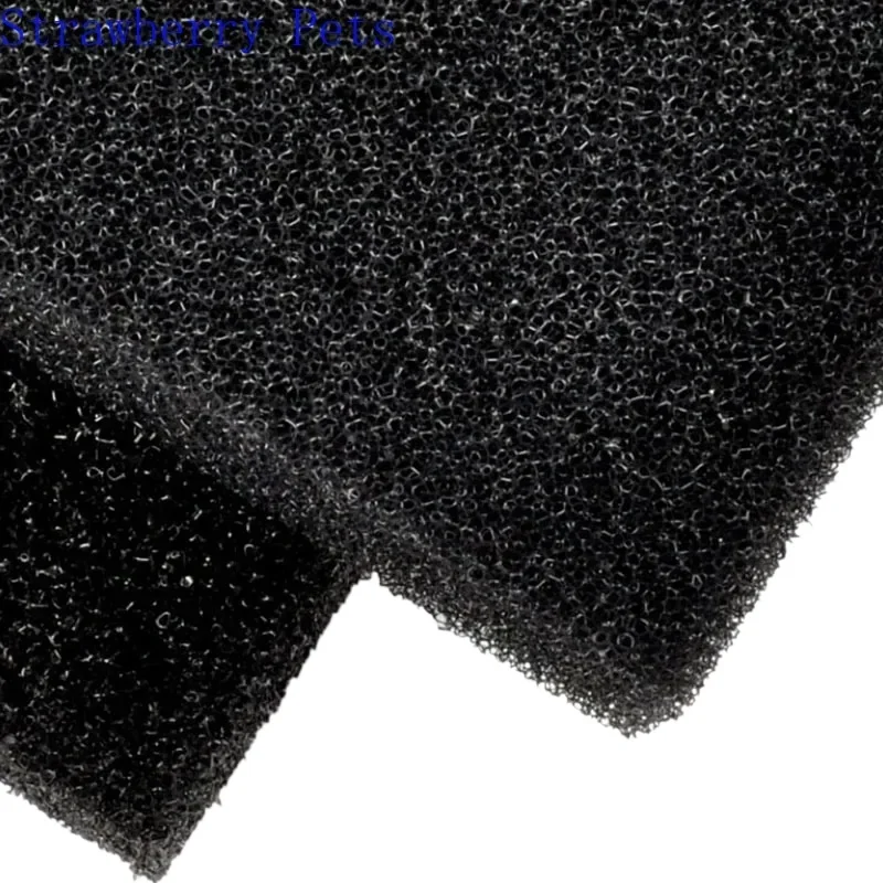 Multi Sizes Black Filtration Foam Aquarium Fish Tank Biochemical Filter Sponge Pad Skimmer Long Use Time Sponge Supply Tank