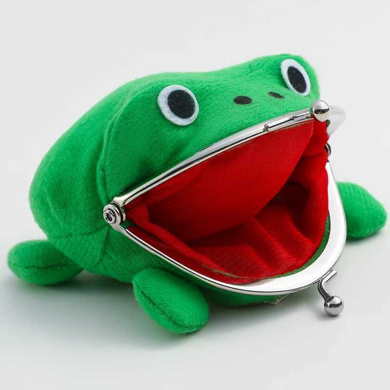 Trending Products Adorable Anime Frog Wallet Coin Purse Key Chain Cute Plush Frog Carto Cosplay Purse for Women Bag AccessorieXJ241111