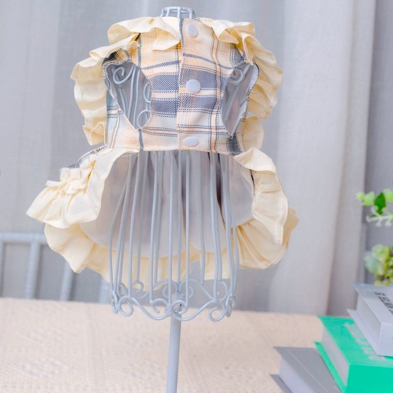 Original Handmade Custom Cat Dress Skirt Pet Dog Clothes Lolita Princess Dress for Cat Bunny Dress