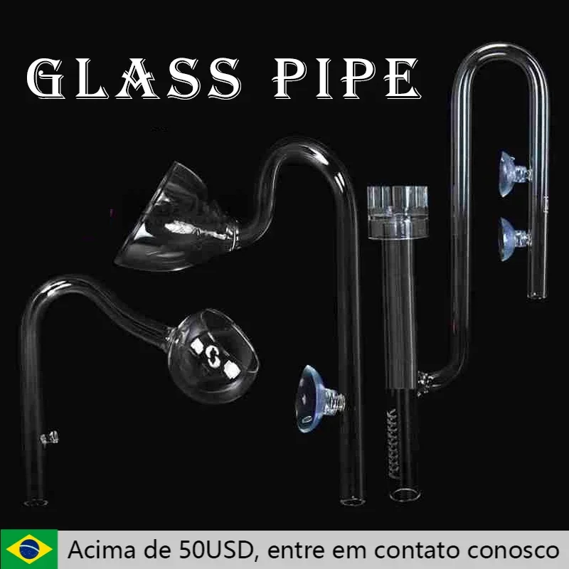 Aquarium ADA Style 13mm 17mm Glass Lily Pipe Inflow Outflow Tube The Glass Inlet Outlet Water Pipe for Fish Tank filter 12/16mm