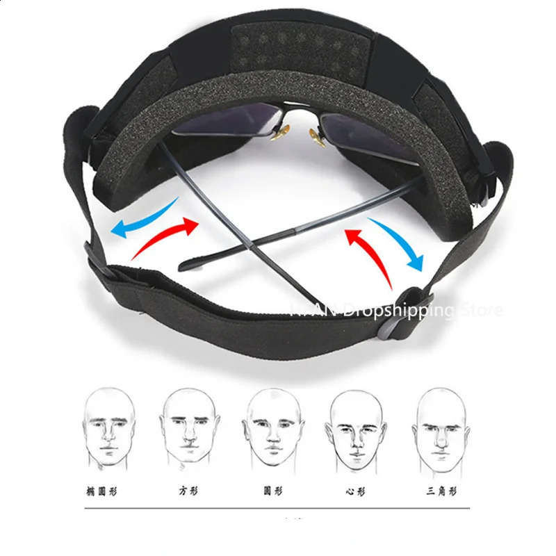 Skiing Goggles Windproof Cycling Motorcycle Goggles Winter Anti-Fog Snowboard Ski Glasses Ski Mask Tactical Goggle Sunglasses 240911