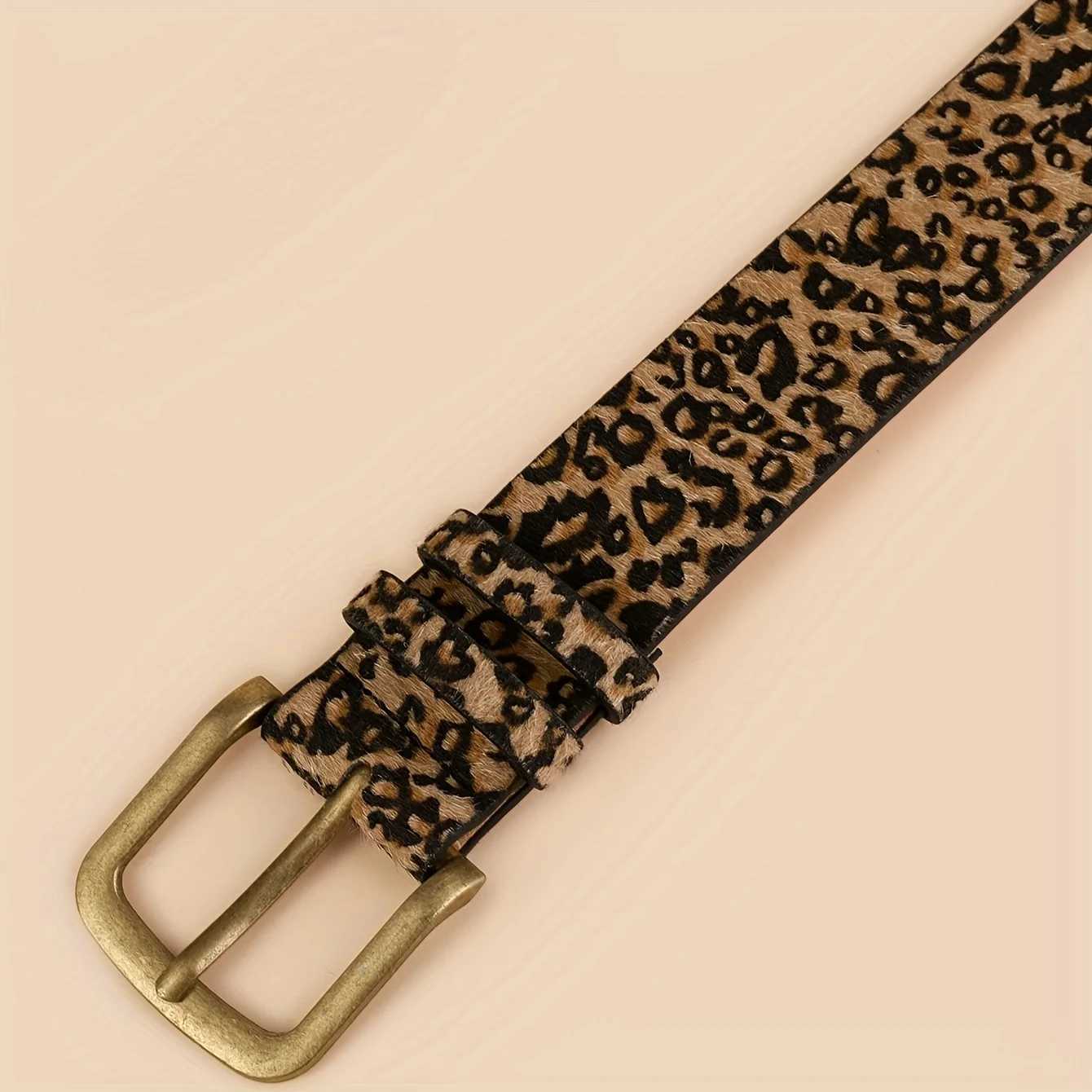 New womens belt American style retro belt sexy leopard print design jeans dress decoration wide belt W240912