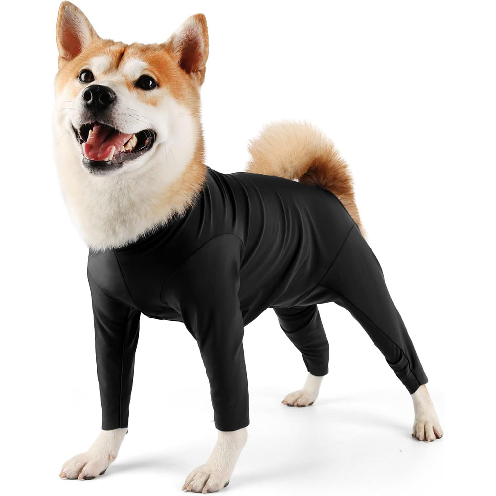 Dog Onesie for After Surgery Pet Surgical Recovery Suit Anti Shedding Bodysuit Long Sleeve Claming Pajamas with Legs for Dogs