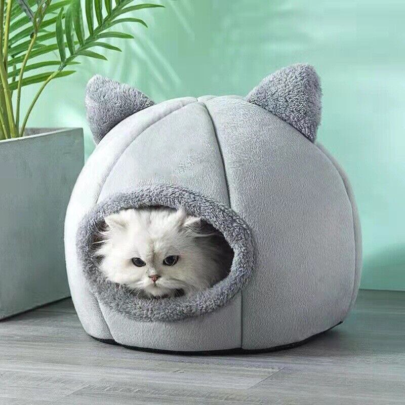 Deep Sleep Comfort In Winter Cat Bed Iittle Mat Basket Small Dog House Products Pets Tent Cozy Cave Nest Indoor Cama Gato